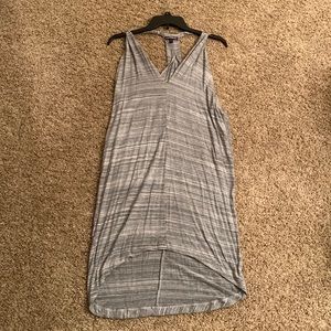 Gray t shirt dress